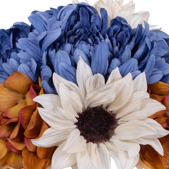 11" Blue Mum & Sunflower Mix Real Touch Bundle by Ashland®
